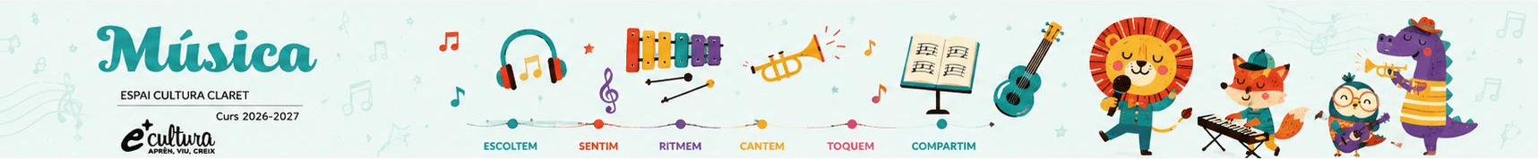 Banner promocional de música